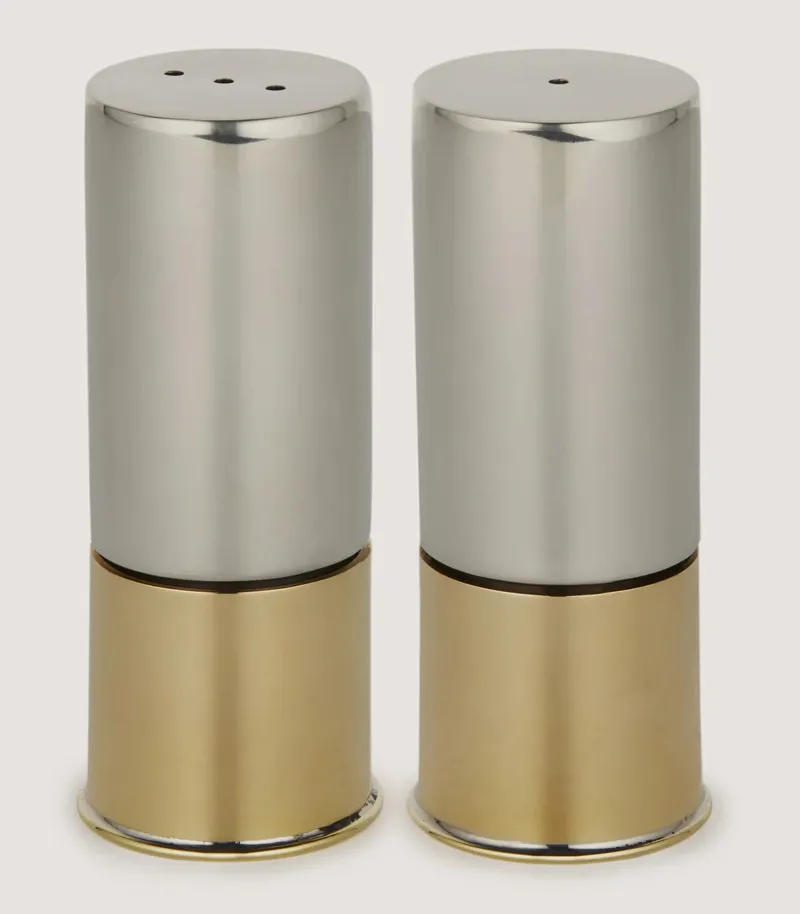 Purdey Pewter Cruet Set + Engraved Cap